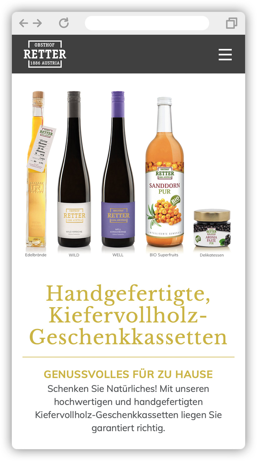 Wir gestalten und programmieren Websites